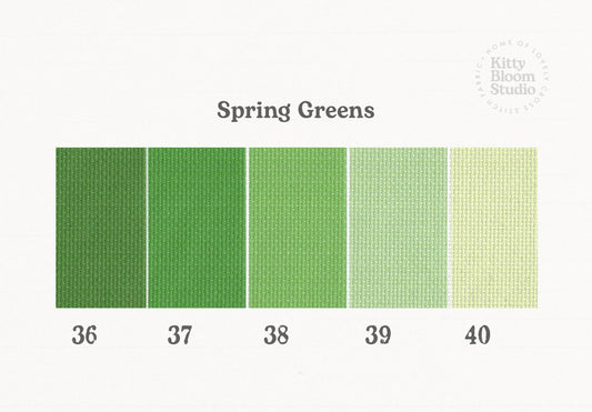 Spring Greens Aida. available in 5 pretty shades of Green. Beautiful Cross Stitch Fabric, Flat colour Green, 14/16/18 Count
