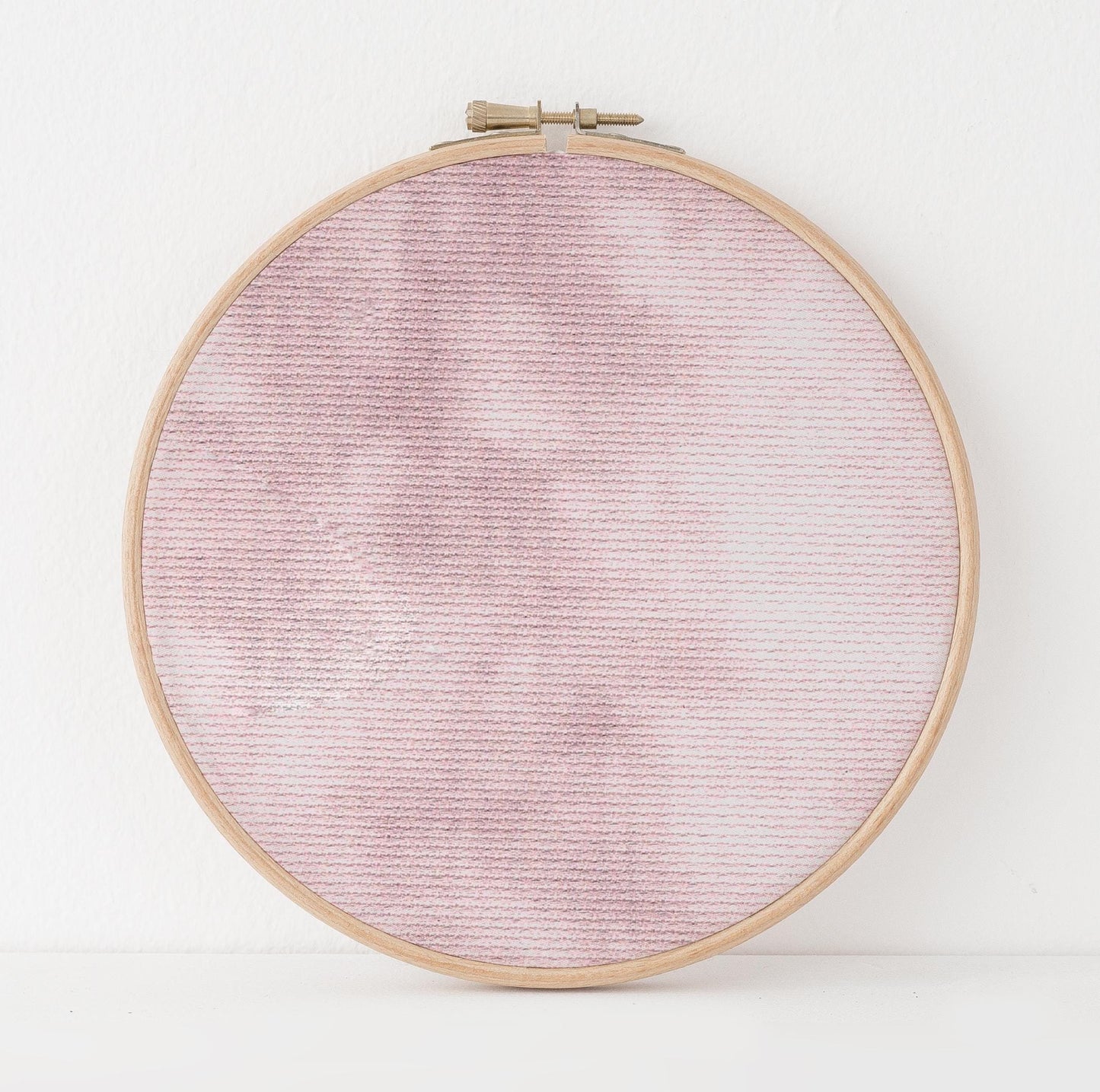 Fox Glove Pink Cross Stitch Fabric. 14/16/18 Aida Count. Nude Pale Pink Folklore inspired, hand dyed effect Whimsical Academia Printed Aida.