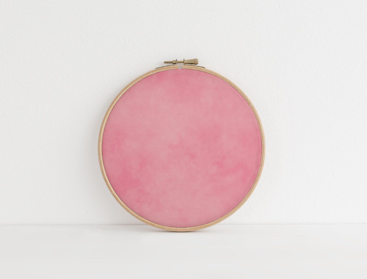 Pale  Pink Tie Dye Patterned Aida | Raspberry Jam inspired Orchard Blooms Collection | printed Cross Stitch Fabric