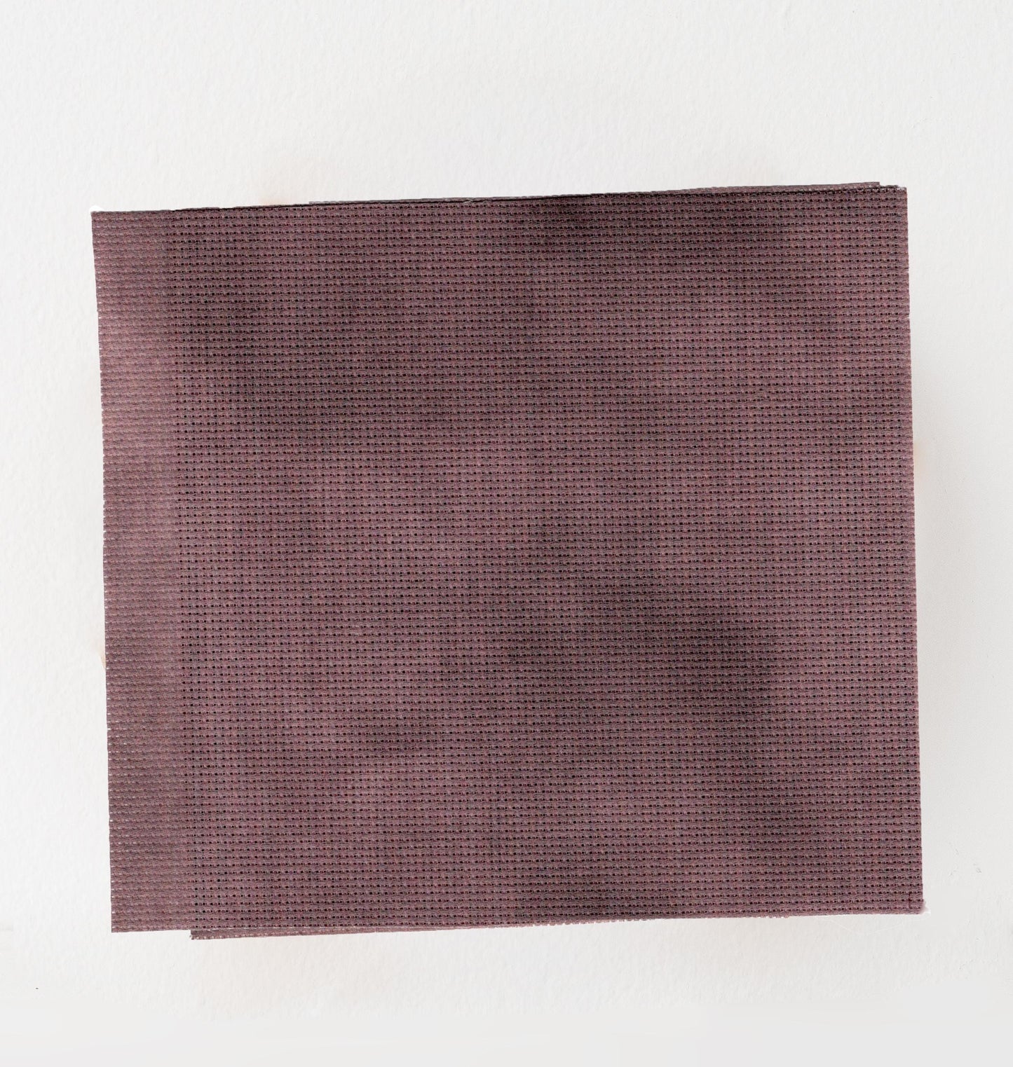 Damsel Plum Cross Stitch Fabric. 14/16/18 Aida Count. A purple plumb Folklore inspired, hand dyed effect Whimsical Academia Printed Aida.