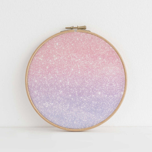 Enchanted Unicorn (16x11”) Fairy dreams sparkle sky cross-stitch-fabric 14 count Aida