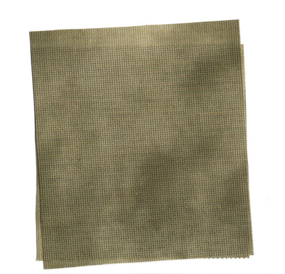 Gorgons Tears Cross Stitch Fabric. 14/16/18 Aida Count. A mottled olive green, hand dyed effect  Printed Aida.