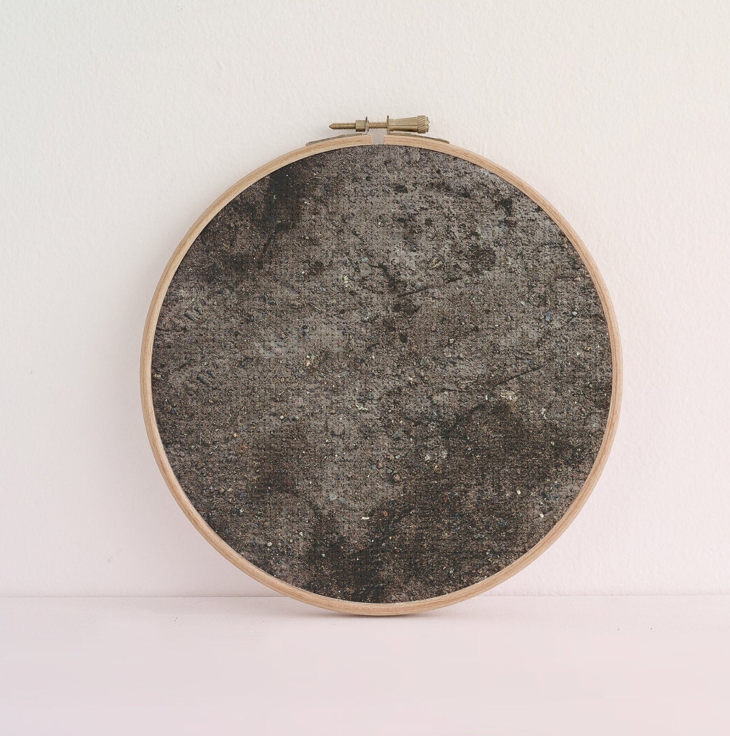 Grave Dirt. A Grungy Gothic theme printed  Aida Cross Stitch Fabric,  (16" x11”) Halloween Print, Universe 14/16/18 Count available