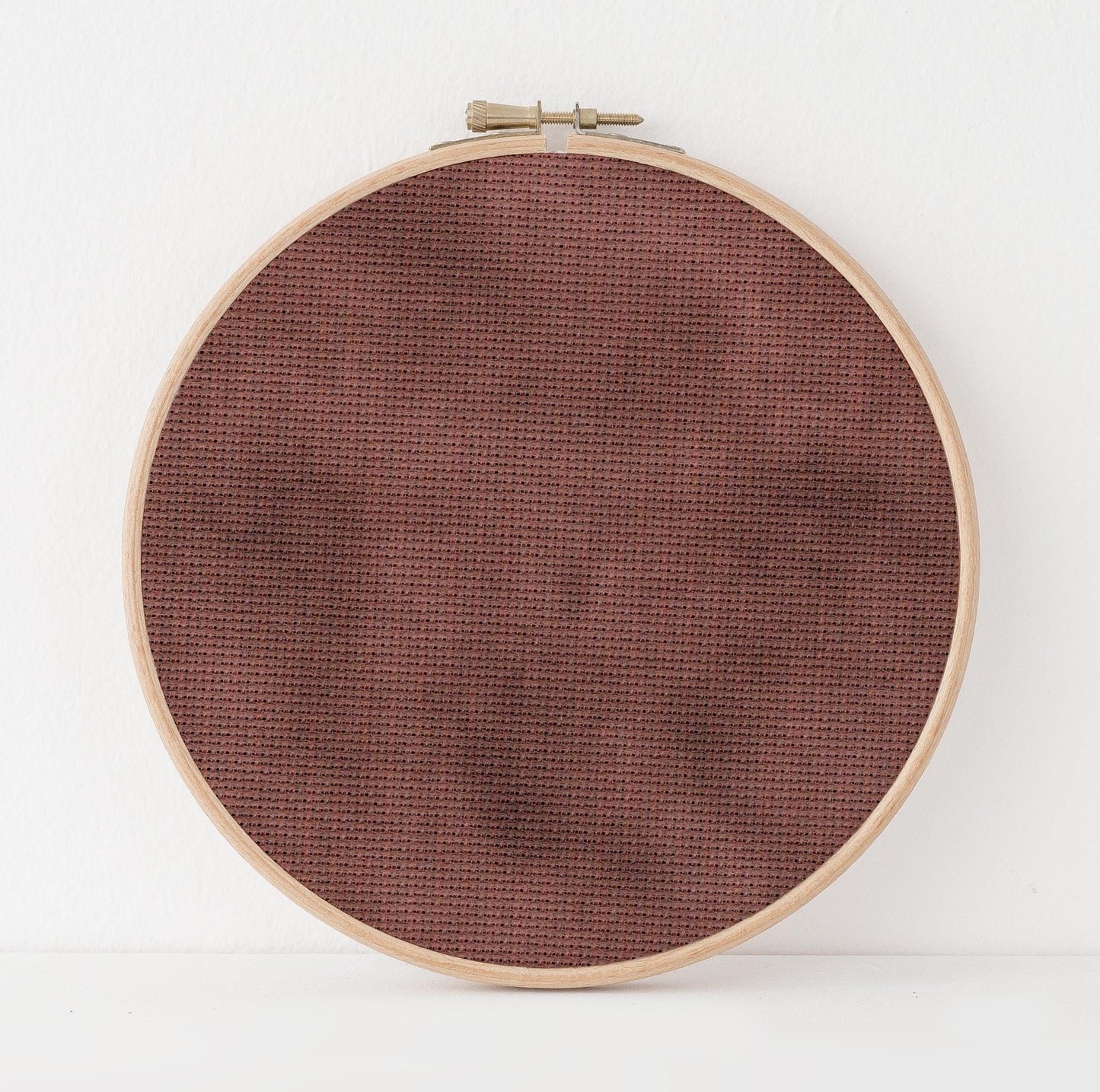 Fable Rust Cross Stitch Fabric. 14/16/18 Aida Count. A Leathery  Brown Folklore inspired, hand dyed effect Whimsical Academia Printed Aida.