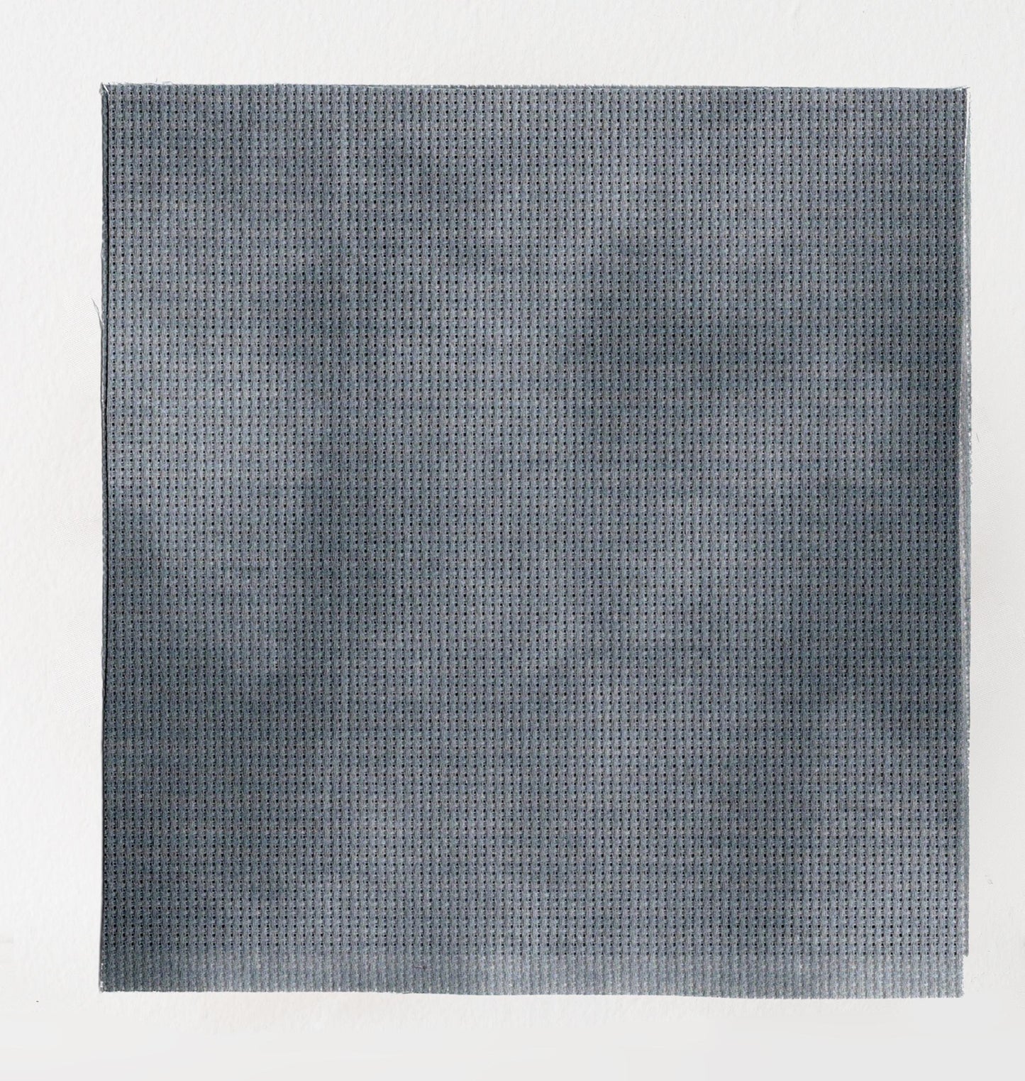 Evermore Dusky Blue Cross Stitch Fabric. 14/16/18 Aida Count. A Folklore inspired, hand dyed effect Whimsical Academia Printed Aida.