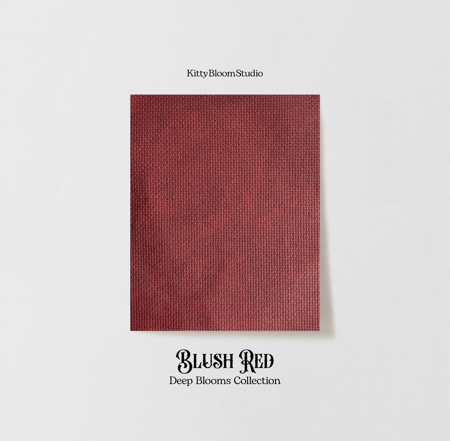 Blush Red Aida Fabric. Deep Blooms Garden Theme Cross Stitch Fabric. Abstract shades of red Jewel colours Dyed Effect Aida, 14/16/18 Count