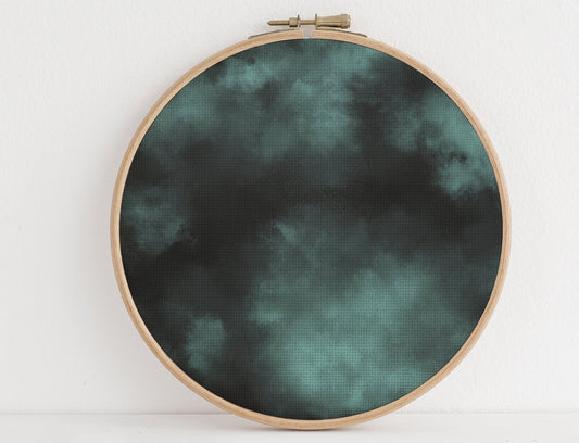 RITUAL  Potion Cross Stitch Fabric. 16 x11 & 18 x 27 inches in 14/16/18 Aida Count. A Gothic Witchy Celestial Night Sky Print.