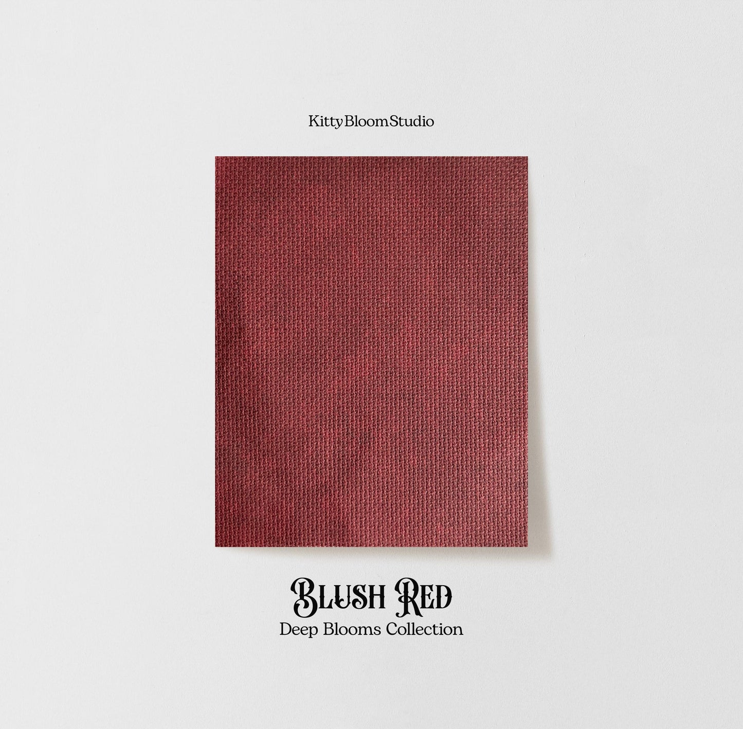 Blush Red Aida Fabric. Deep Blooms Garden Theme Cross Stitch Fabric. Abstract shades of red Jewel colours Dyed Effect Aida, 14/16/18 Count