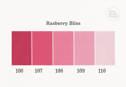 Raspberry Bliss Aida. available in 5 pretty shades of Pink. Beautiful Cross Stitch Fabric, Flat colour, 14/16/18 Count