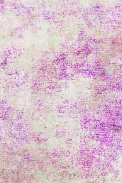 N*7 Garden Blooms (16" x11”) Enchanted Garden Theme  Cross Stitch Fabric Purples, Pinks & Green Print, Dyed Effect Aida, 14/16/18 Count