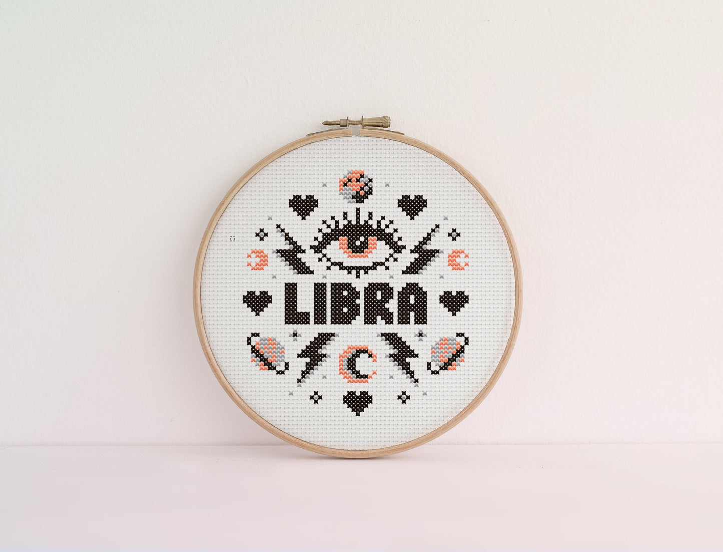 ZODIAC Cross Stitch Kit. Star Signs: Aries ,Taurus, Gemini, Cancer, Leo, Virgo, Libra, Scorpio, Sagittarius, Capricorn, Aquarius, Pisces.