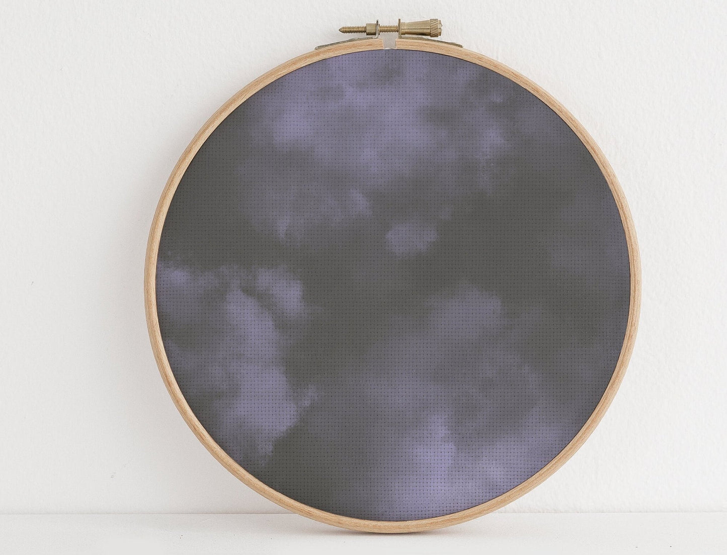 BANISHED Potion Fumes  Cross Stitch Fabric. 16 x11 & 18 x 27 inches in 14/16/18 Aida Count. A Gothic Witchy Celestial Night Sky Print.