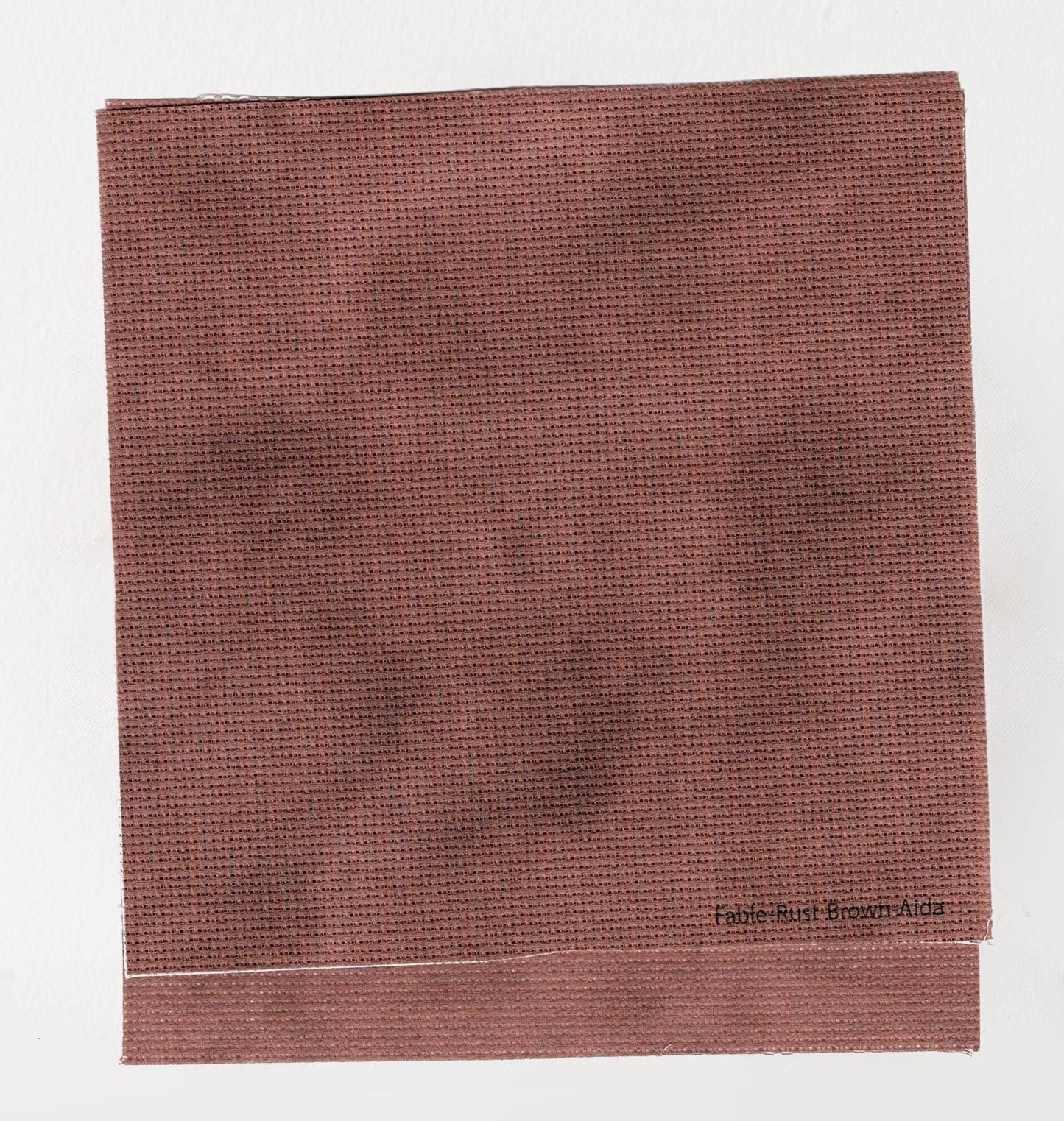 Fable Rust Cross Stitch Fabric. 14/16/18 Aida Count. A Leathery  Brown Folklore inspired, hand dyed effect Whimsical Academia Printed Aida.