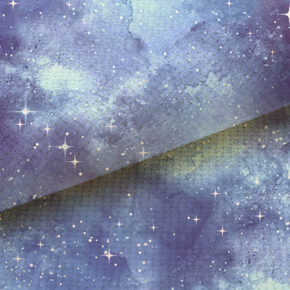 Starry Blue Lapis Odyssey (16" x11”) Galaxy Cross Stitch Fabric, Space  Print,Night Sky, Dyed Effect Aida, Stars, Universe 14/16/18 Count