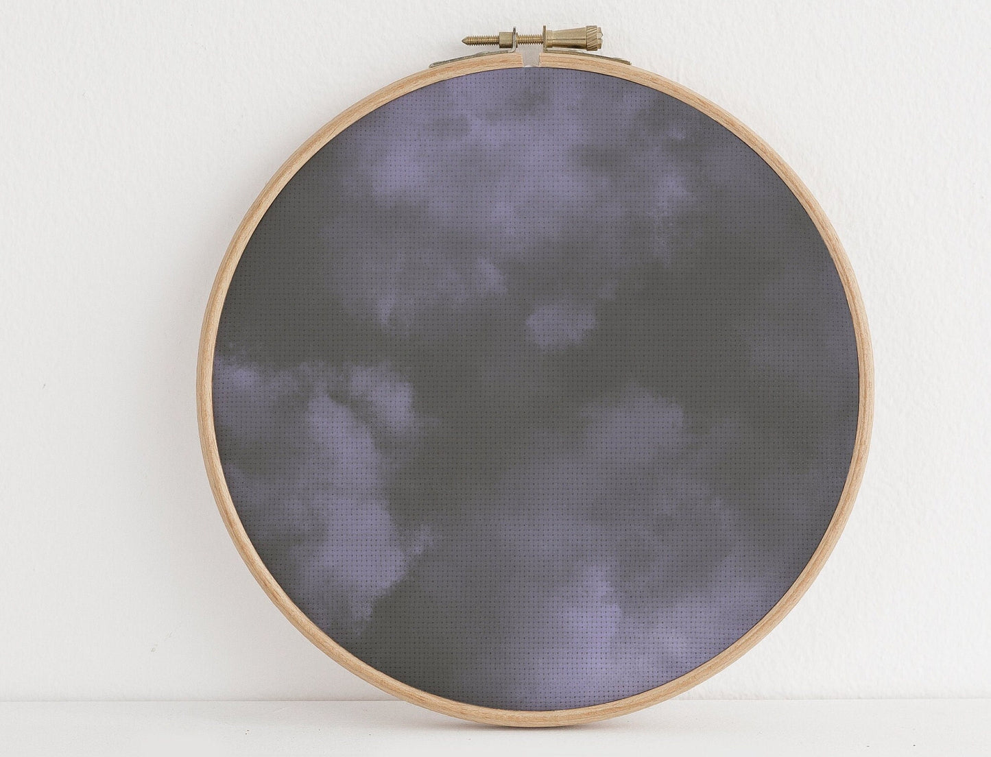 BANISHED Potion Fumes  Cross Stitch Fabric. 16 x11 & 18 x 27 inches in 14/16/18 Aida Count. A Gothic Witchy Celestial Night Sky Print.