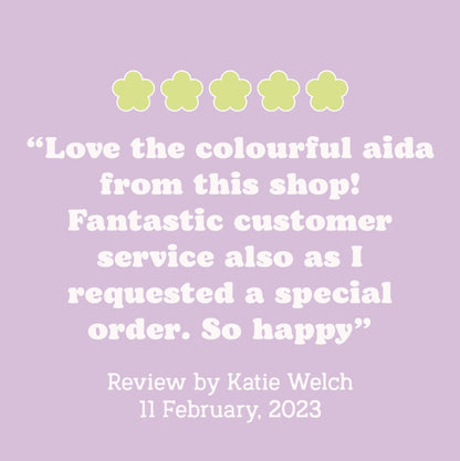 Just Dreamy Rainbow Pastel Abstract- Background cross-stitch-fabric 14-36 counts available.