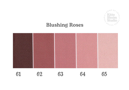 Blushing Rose Aida. available in 5 pretty shades of Pink Nudes. Beautiful Cross Stitch Fabric, Flat colour, 14/16/18 Count