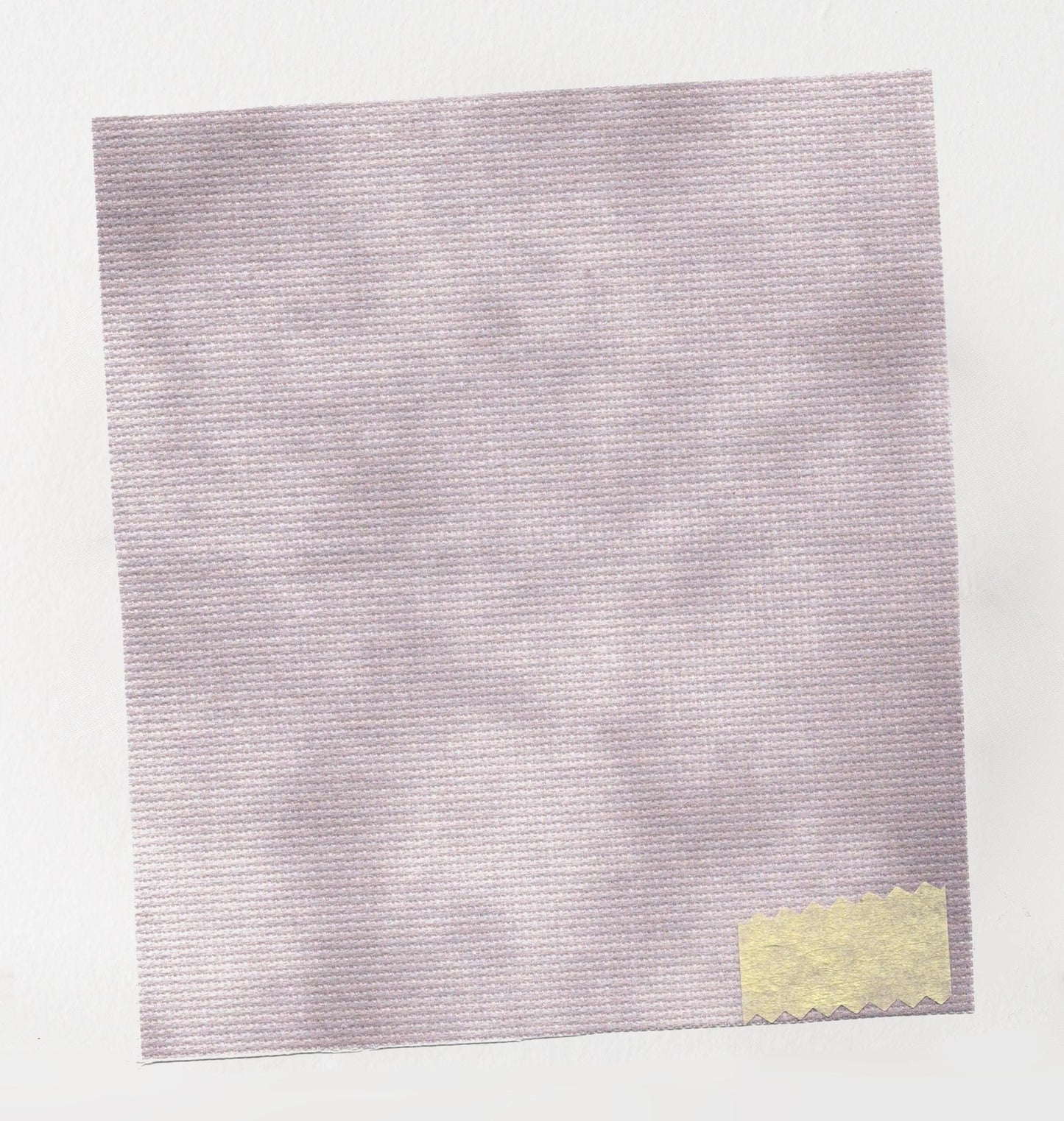Fluffy Yeti Cross Stitch Fabric. 14/16/18 Aida Count. A Lilac Grey  Folklore inspired, hand dyed effect Whimsical Academia Printed Aida.